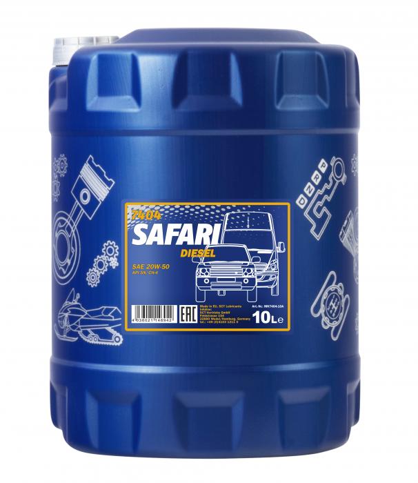 10 Liter Mannol 20W-50 Safari - € 29,95