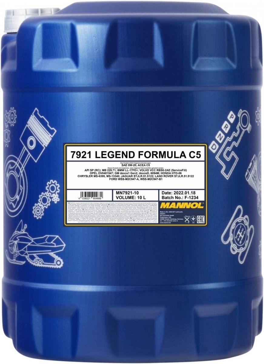10 Liter Mannol 0W-20 Legend Formula C5 - € 39,95