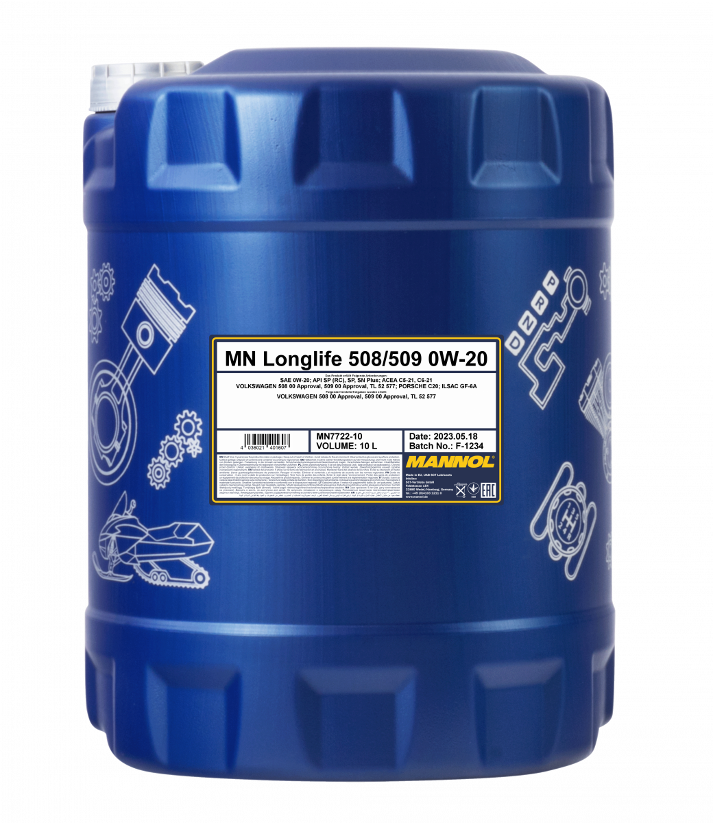 10 Liter Mannol 0W-20 Longlife 508/509 - € 54,95