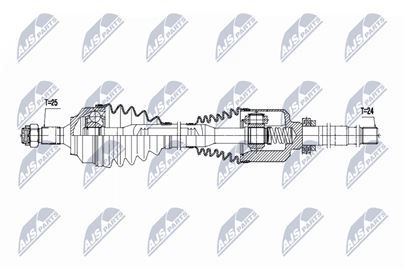 Aandrijfas OEM 3273QH